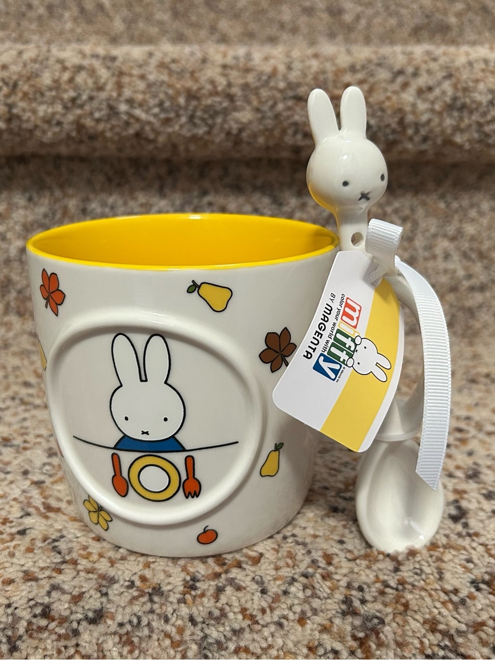 Miffy Ceramic Mug with Spoon